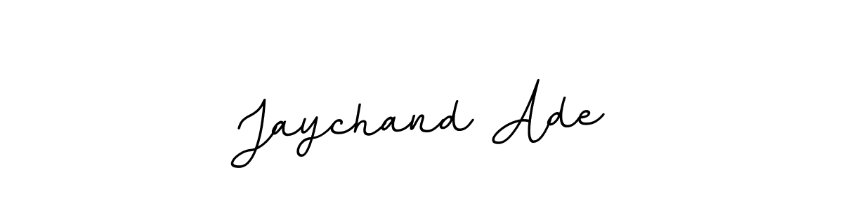 Make a beautiful signature design for name Jaychand Ade. With this signature (BallpointsItalic-DORy9) style, you can create a handwritten signature for free. Jaychand Ade signature style 11 images and pictures png