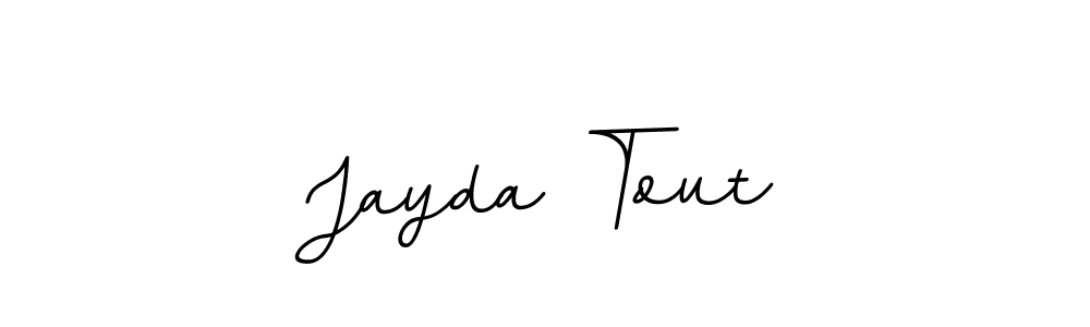 How to make Jayda Tout signature? BallpointsItalic-DORy9 is a professional autograph style. Create handwritten signature for Jayda Tout name. Jayda Tout signature style 11 images and pictures png