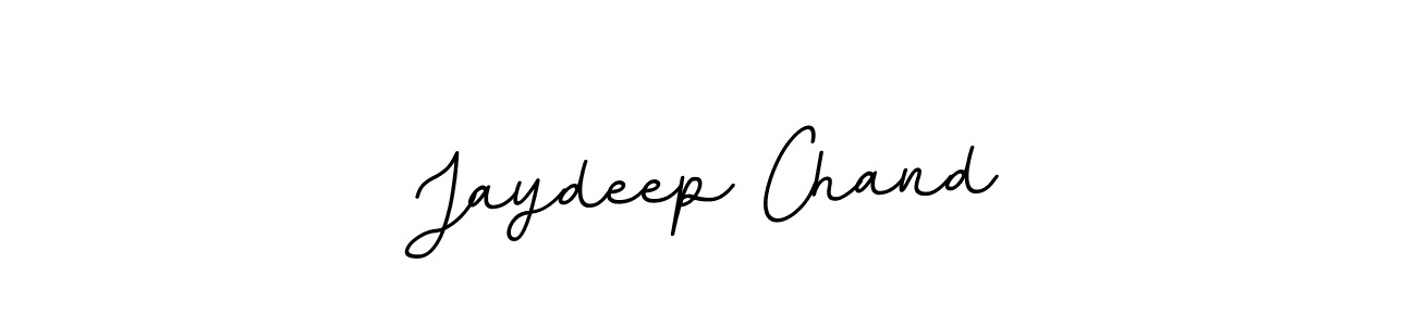 How to make Jaydeep Chand name signature. Use BallpointsItalic-DORy9 style for creating short signs online. This is the latest handwritten sign. Jaydeep Chand signature style 11 images and pictures png