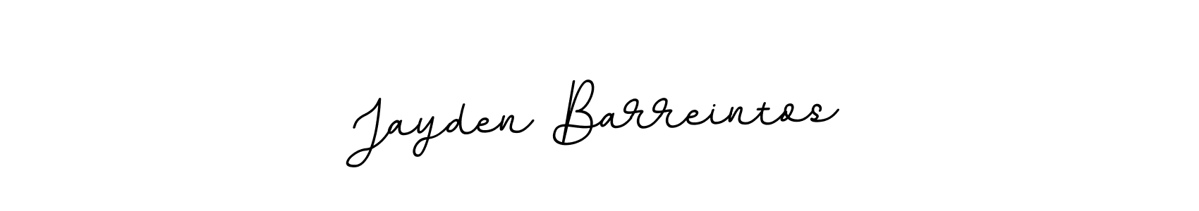 Use a signature maker to create a handwritten signature online. With this signature software, you can design (BallpointsItalic-DORy9) your own signature for name Jayden Barreintos. Jayden Barreintos signature style 11 images and pictures png