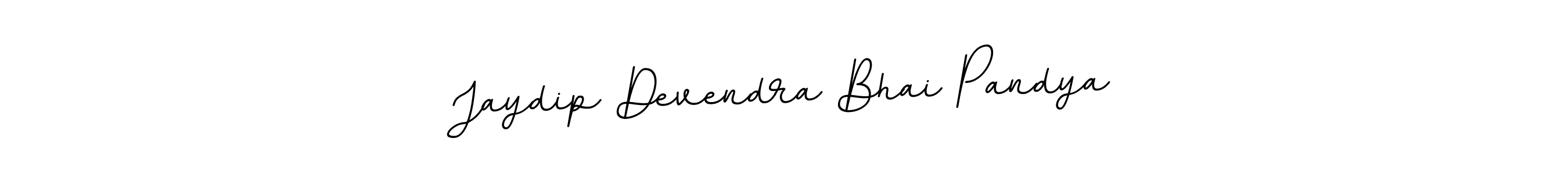 Create a beautiful signature design for name Jaydip Devendra Bhai Pandya. With this signature (BallpointsItalic-DORy9) fonts, you can make a handwritten signature for free. Jaydip Devendra Bhai Pandya signature style 11 images and pictures png