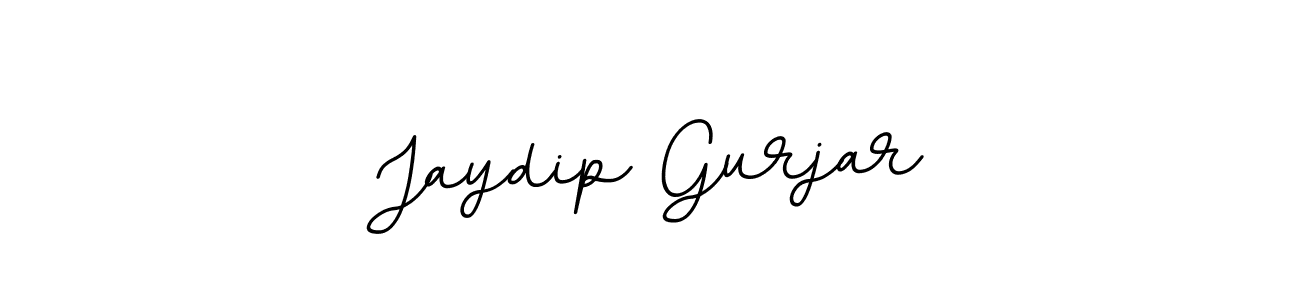 Make a beautiful signature design for name Jaydip Gurjar. With this signature (BallpointsItalic-DORy9) style, you can create a handwritten signature for free. Jaydip Gurjar signature style 11 images and pictures png
