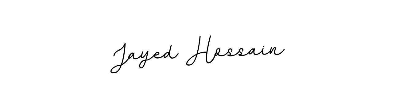You should practise on your own different ways (BallpointsItalic-DORy9) to write your name (Jayed Hossain) in signature. don't let someone else do it for you. Jayed Hossain signature style 11 images and pictures png