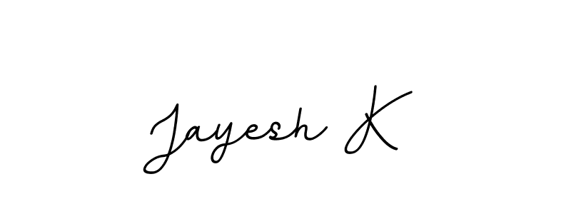 Jayesh K stylish signature style. Best Handwritten Sign (BallpointsItalic-DORy9) for my name. Handwritten Signature Collection Ideas for my name Jayesh K. Jayesh K signature style 11 images and pictures png