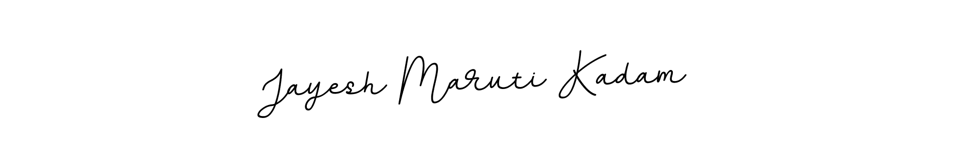 Use a signature maker to create a handwritten signature online. With this signature software, you can design (BallpointsItalic-DORy9) your own signature for name Jayesh Maruti Kadam. Jayesh Maruti Kadam signature style 11 images and pictures png