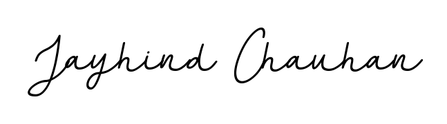 Make a beautiful signature design for name Jayhind Chauhan. With this signature (BallpointsItalic-DORy9) style, you can create a handwritten signature for free. Jayhind Chauhan signature style 11 images and pictures png