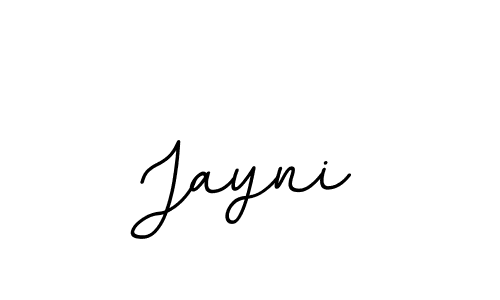 Design your own signature with our free online signature maker. With this signature software, you can create a handwritten (BallpointsItalic-DORy9) signature for name Jayni. Jayni signature style 11 images and pictures png