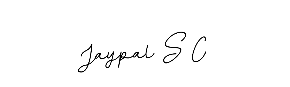 Make a beautiful signature design for name Jaypal S C. With this signature (BallpointsItalic-DORy9) style, you can create a handwritten signature for free. Jaypal S C signature style 11 images and pictures png