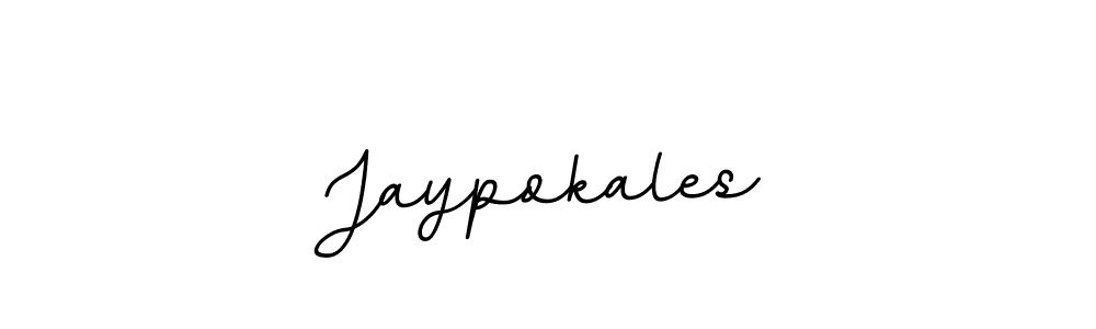 Design your own signature with our free online signature maker. With this signature software, you can create a handwritten (BallpointsItalic-DORy9) signature for name Jaypokales. Jaypokales signature style 11 images and pictures png