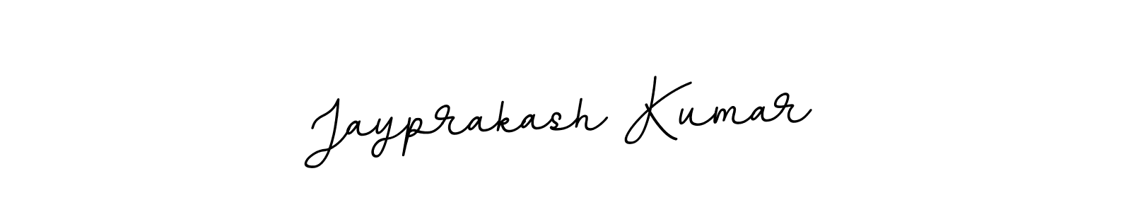 Use a signature maker to create a handwritten signature online. With this signature software, you can design (BallpointsItalic-DORy9) your own signature for name Jayprakash Kumar. Jayprakash Kumar signature style 11 images and pictures png