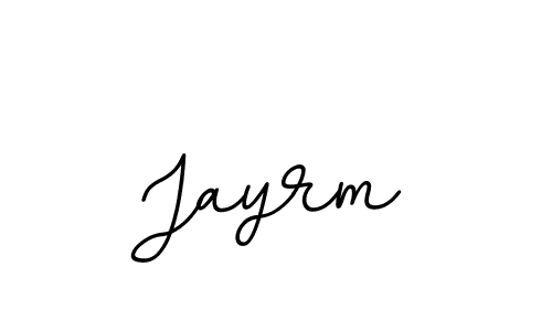 How to make Jayrm name signature. Use BallpointsItalic-DORy9 style for creating short signs online. This is the latest handwritten sign. Jayrm signature style 11 images and pictures png