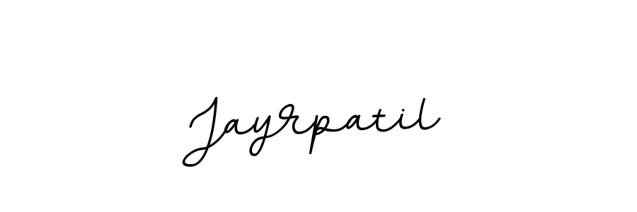 How to make Jayrpatil name signature. Use BallpointsItalic-DORy9 style for creating short signs online. This is the latest handwritten sign. Jayrpatil signature style 11 images and pictures png