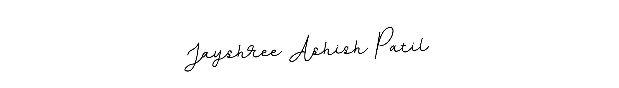 Make a beautiful signature design for name Jayshree Ashish Patil. With this signature (BallpointsItalic-DORy9) style, you can create a handwritten signature for free. Jayshree Ashish Patil signature style 11 images and pictures png