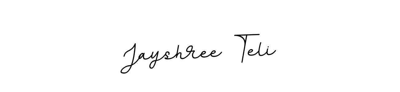 Make a beautiful signature design for name Jayshree Teli. Use this online signature maker to create a handwritten signature for free. Jayshree Teli signature style 11 images and pictures png
