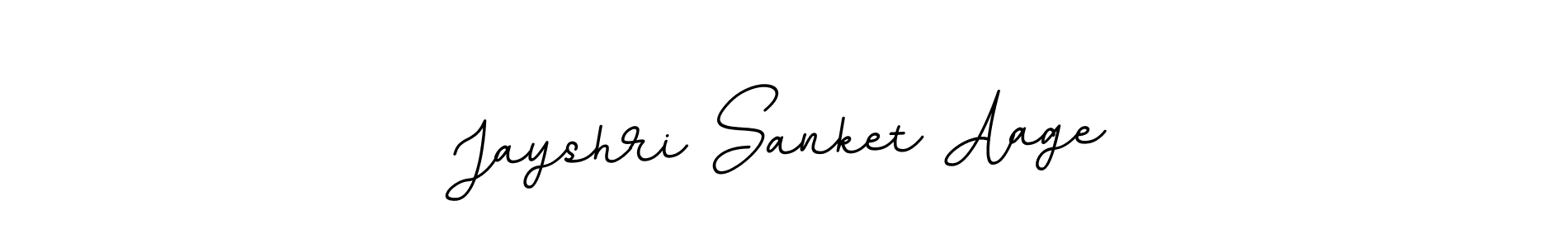 The best way (BallpointsItalic-DORy9) to make a short signature is to pick only two or three words in your name. The name Jayshri Sanket Aage include a total of six letters. For converting this name. Jayshri Sanket Aage signature style 11 images and pictures png