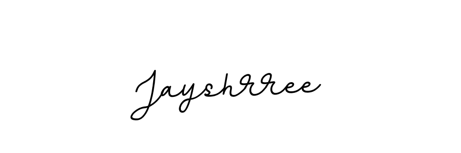 Use a signature maker to create a handwritten signature online. With this signature software, you can design (BallpointsItalic-DORy9) your own signature for name Jayshrree. Jayshrree signature style 11 images and pictures png