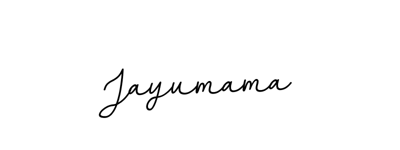 Design your own signature with our free online signature maker. With this signature software, you can create a handwritten (BallpointsItalic-DORy9) signature for name Jayumama. Jayumama signature style 11 images and pictures png