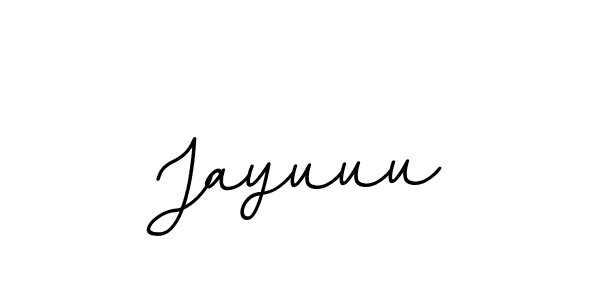 How to make Jayuuu name signature. Use BallpointsItalic-DORy9 style for creating short signs online. This is the latest handwritten sign. Jayuuu signature style 11 images and pictures png