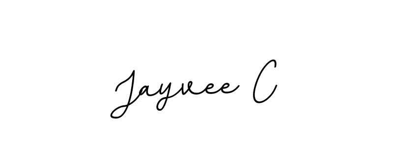Create a beautiful signature design for name Jayvee C. With this signature (BallpointsItalic-DORy9) fonts, you can make a handwritten signature for free. Jayvee C signature style 11 images and pictures png