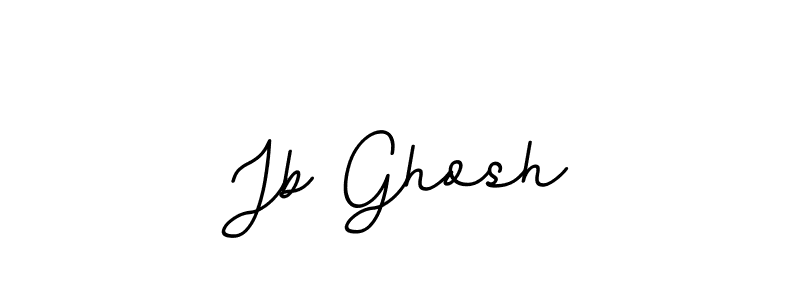 Make a beautiful signature design for name Jb Ghosh. With this signature (BallpointsItalic-DORy9) style, you can create a handwritten signature for free. Jb Ghosh signature style 11 images and pictures png