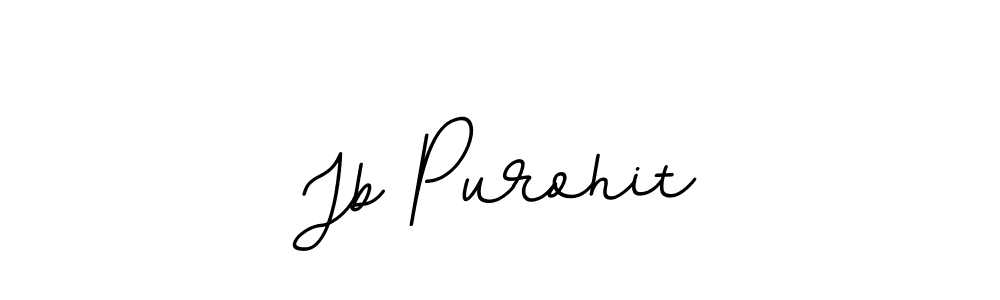 Make a beautiful signature design for name Jb Purohit. With this signature (BallpointsItalic-DORy9) style, you can create a handwritten signature for free. Jb Purohit signature style 11 images and pictures png