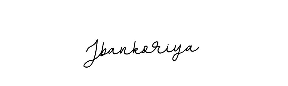 Design your own signature with our free online signature maker. With this signature software, you can create a handwritten (BallpointsItalic-DORy9) signature for name Jbankoriya. Jbankoriya signature style 11 images and pictures png