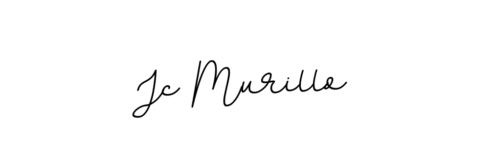 Create a beautiful signature design for name Jc Murillo. With this signature (BallpointsItalic-DORy9) fonts, you can make a handwritten signature for free. Jc Murillo signature style 11 images and pictures png