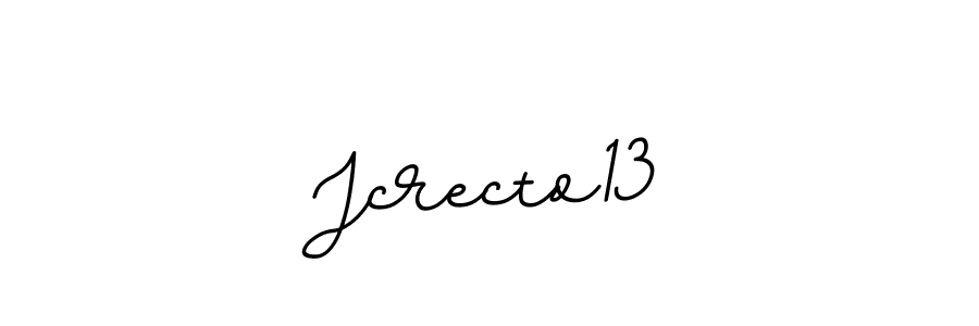 Make a beautiful signature design for name Jcrecto13. With this signature (BallpointsItalic-DORy9) style, you can create a handwritten signature for free. Jcrecto13 signature style 11 images and pictures png