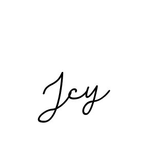 Make a beautiful signature design for name Jcy. With this signature (BallpointsItalic-DORy9) style, you can create a handwritten signature for free. Jcy signature style 11 images and pictures png