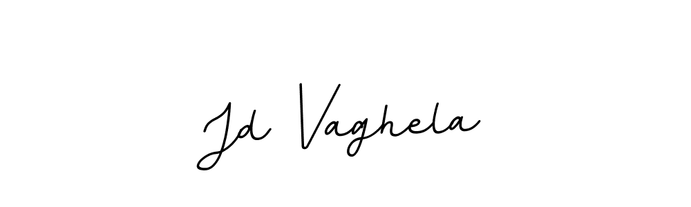 How to make Jd Vaghela name signature. Use BallpointsItalic-DORy9 style for creating short signs online. This is the latest handwritten sign. Jd Vaghela signature style 11 images and pictures png