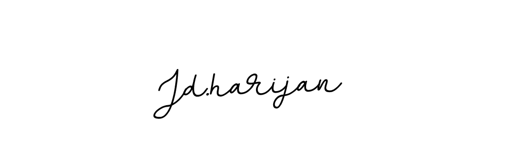 How to make Jd.harijan name signature. Use BallpointsItalic-DORy9 style for creating short signs online. This is the latest handwritten sign. Jd.harijan signature style 11 images and pictures png