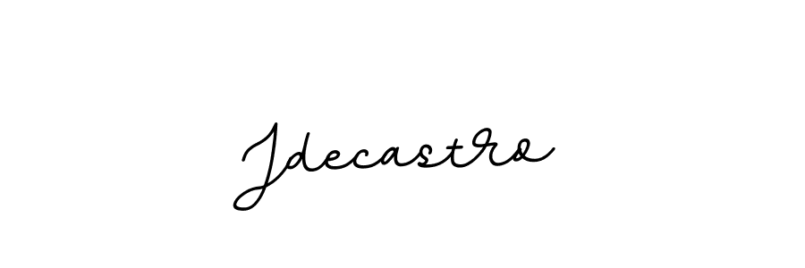 Use a signature maker to create a handwritten signature online. With this signature software, you can design (BallpointsItalic-DORy9) your own signature for name Jdecastro. Jdecastro signature style 11 images and pictures png