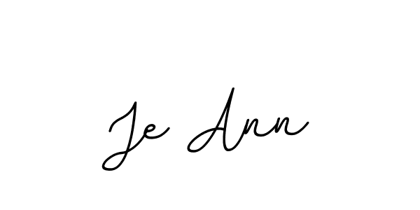 This is the best signature style for the Je Ann name. Also you like these signature font (BallpointsItalic-DORy9). Mix name signature. Je Ann signature style 11 images and pictures png
