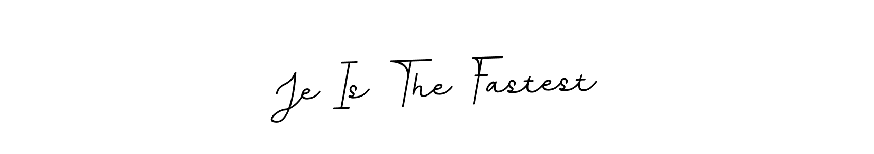 How to make Je Is The Fastest signature? BallpointsItalic-DORy9 is a professional autograph style. Create handwritten signature for Je Is The Fastest name. Je Is The Fastest signature style 11 images and pictures png