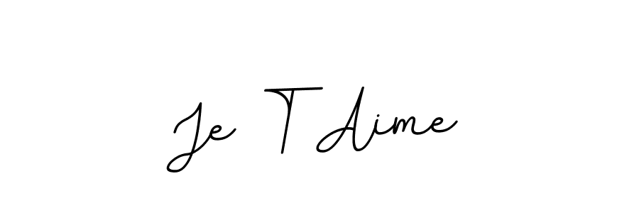 Also You can easily find your signature by using the search form. We will create Je T Aime name handwritten signature images for you free of cost using BallpointsItalic-DORy9 sign style. Je T Aime signature style 11 images and pictures png