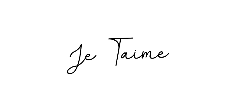 Use a signature maker to create a handwritten signature online. With this signature software, you can design (BallpointsItalic-DORy9) your own signature for name Je Taime. Je Taime signature style 11 images and pictures png