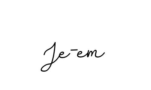 How to Draw Je-em signature style? BallpointsItalic-DORy9 is a latest design signature styles for name Je-em. Je-em signature style 11 images and pictures png