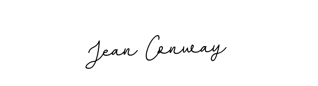 How to make Jean Conway name signature. Use BallpointsItalic-DORy9 style for creating short signs online. This is the latest handwritten sign. Jean Conway signature style 11 images and pictures png