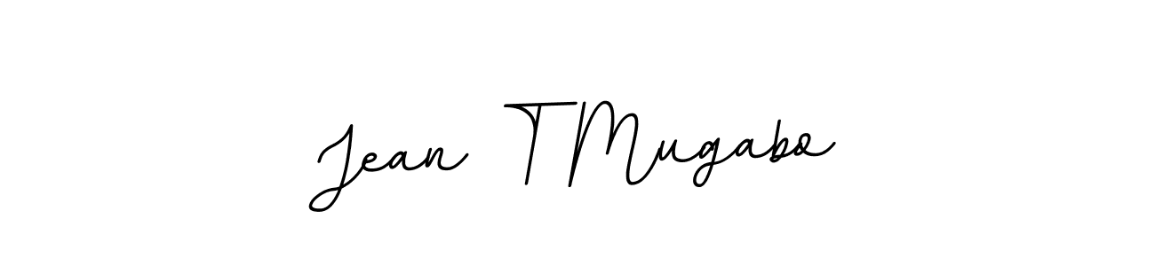 You should practise on your own different ways (BallpointsItalic-DORy9) to write your name (Jean T Mugabo) in signature. don't let someone else do it for you. Jean T Mugabo signature style 11 images and pictures png