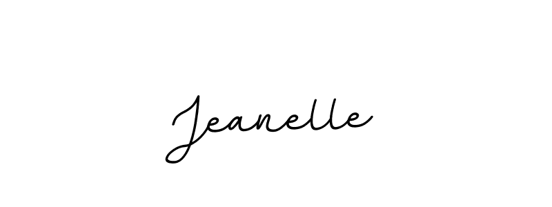 Jeanelle stylish signature style. Best Handwritten Sign (BallpointsItalic-DORy9) for my name. Handwritten Signature Collection Ideas for my name Jeanelle. Jeanelle signature style 11 images and pictures png
