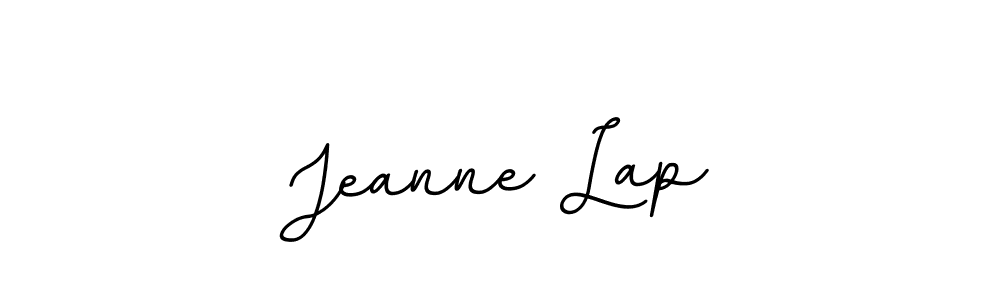 How to make Jeanne Lap name signature. Use BallpointsItalic-DORy9 style for creating short signs online. This is the latest handwritten sign. Jeanne Lap signature style 11 images and pictures png