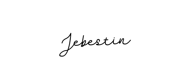 Jebestin stylish signature style. Best Handwritten Sign (BallpointsItalic-DORy9) for my name. Handwritten Signature Collection Ideas for my name Jebestin. Jebestin signature style 11 images and pictures png