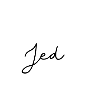 Use a signature maker to create a handwritten signature online. With this signature software, you can design (BallpointsItalic-DORy9) your own signature for name Jed. Jed signature style 11 images and pictures png