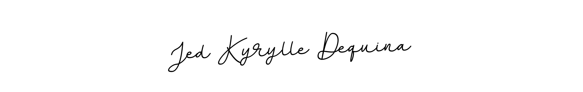 Create a beautiful signature design for name Jed Kyrylle Dequina. With this signature (BallpointsItalic-DORy9) fonts, you can make a handwritten signature for free. Jed Kyrylle Dequina signature style 11 images and pictures png