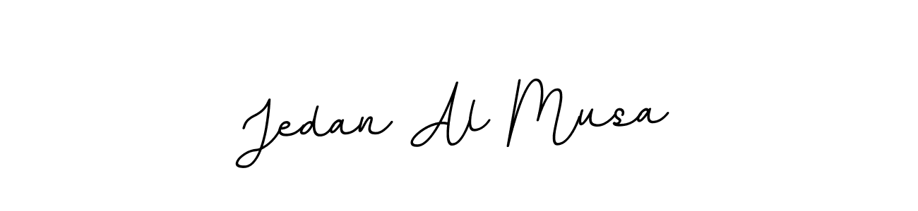 You should practise on your own different ways (BallpointsItalic-DORy9) to write your name (Jedan Al Musa) in signature. don't let someone else do it for you. Jedan Al Musa signature style 11 images and pictures png