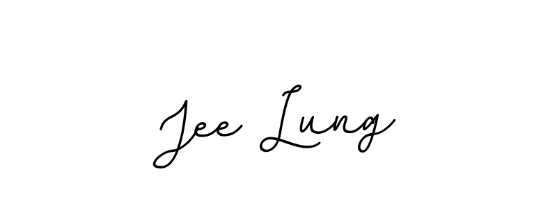 You should practise on your own different ways (BallpointsItalic-DORy9) to write your name (Jee Lung) in signature. don't let someone else do it for you. Jee Lung signature style 11 images and pictures png