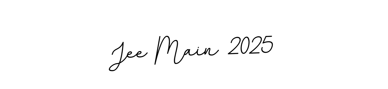 Use a signature maker to create a handwritten signature online. With this signature software, you can design (BallpointsItalic-DORy9) your own signature for name Jee Main 2025. Jee Main 2025 signature style 11 images and pictures png