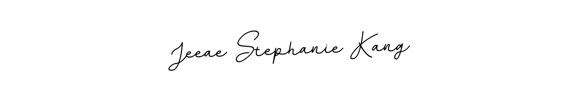 Use a signature maker to create a handwritten signature online. With this signature software, you can design (BallpointsItalic-DORy9) your own signature for name Jeeae Stephanie Kang. Jeeae Stephanie Kang signature style 11 images and pictures png
