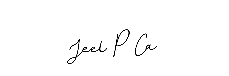 This is the best signature style for the Jeel P Ca name. Also you like these signature font (BallpointsItalic-DORy9). Mix name signature. Jeel P Ca signature style 11 images and pictures png