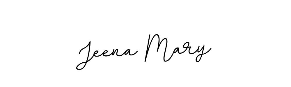 Use a signature maker to create a handwritten signature online. With this signature software, you can design (BallpointsItalic-DORy9) your own signature for name Jeena Mary. Jeena Mary signature style 11 images and pictures png